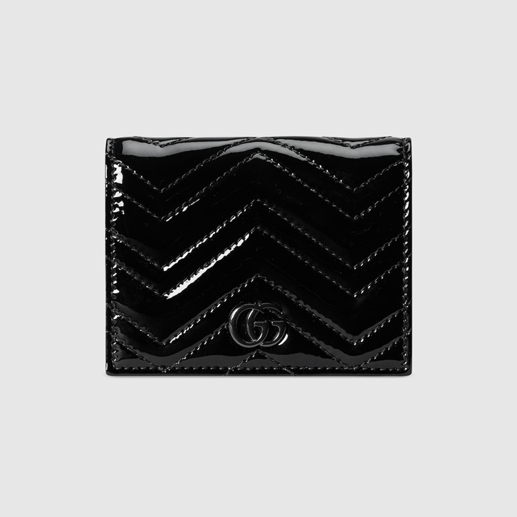 466492.AACJS.1000.001.080.0000.Light GG Marmont patent card case wallet